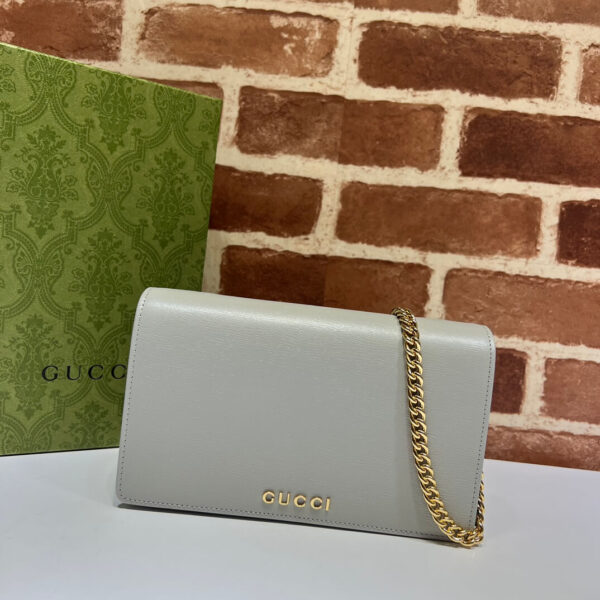 Chain Wallet With Gucci Script Crossbody Bags And Purses For Women