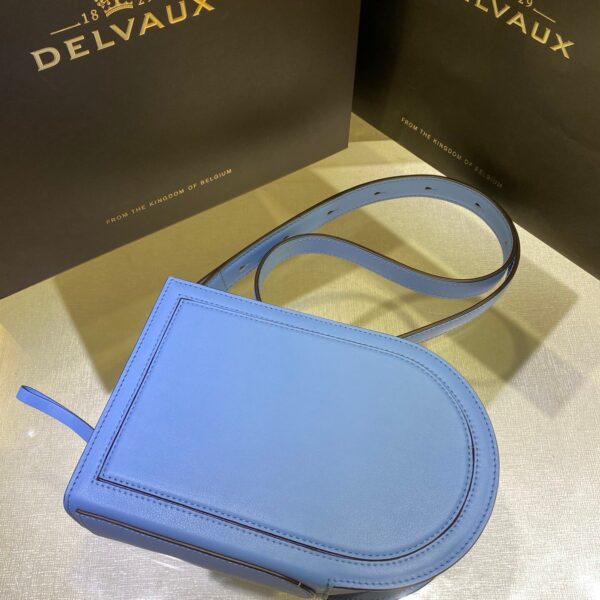 Delvaux Casual Pin Cross Bag Over Zele Calf Latte