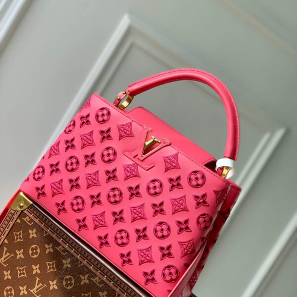 Louis Vuitton Broderie Anglaise Capucines Pink BB Handbag