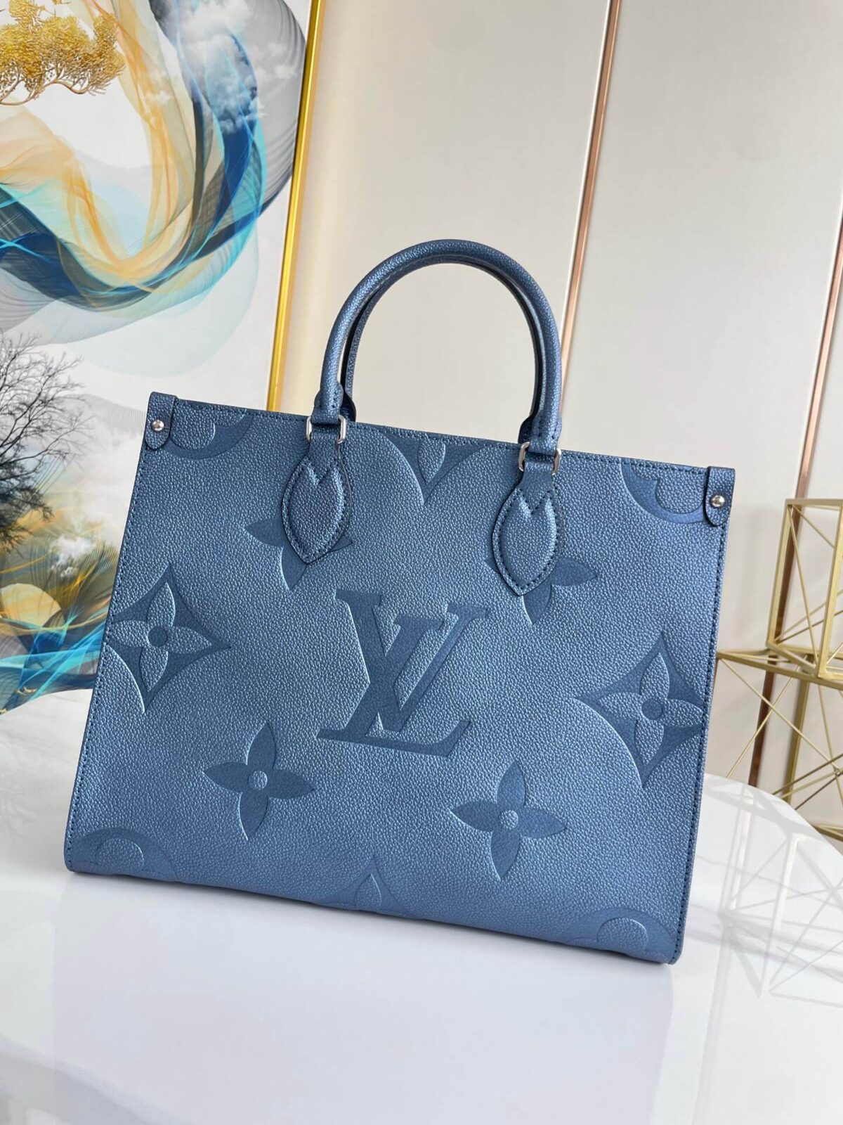 Louis Vuitton Monogram Empreinte On The Go PM Bag