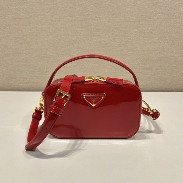 Prada Odette patent leather mini-bag