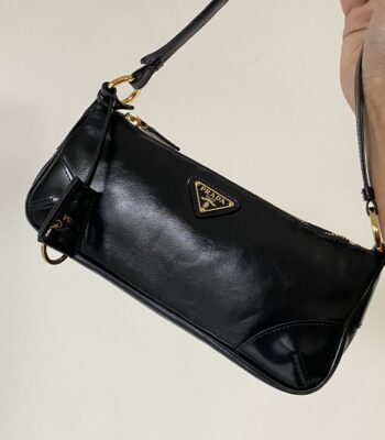 Prada Re-edition Small Leather Shoulder Bag