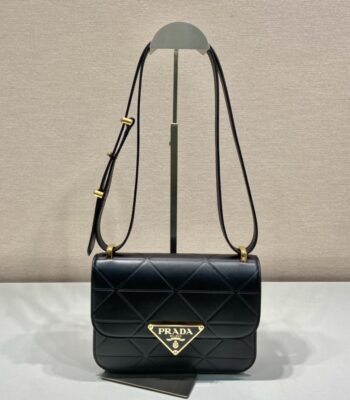 Saffiano leather shoulder bag