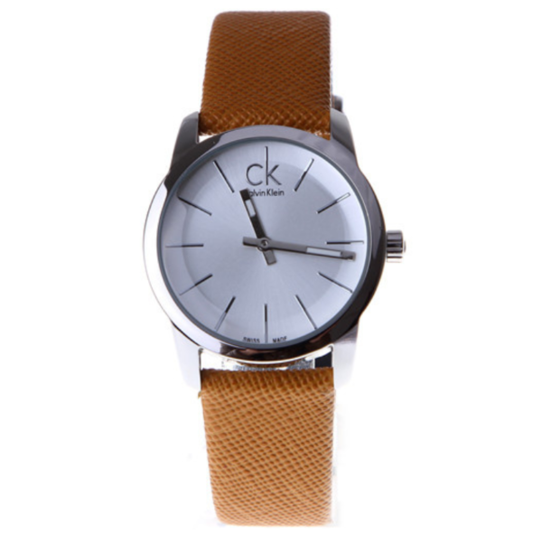 Calvin Klein Men Quartz Watch, Analog Display And Leather Strap