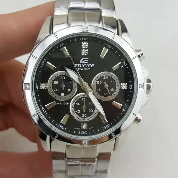 Casio Edifice Chronograph Quartz Stainless Steel Men Watch