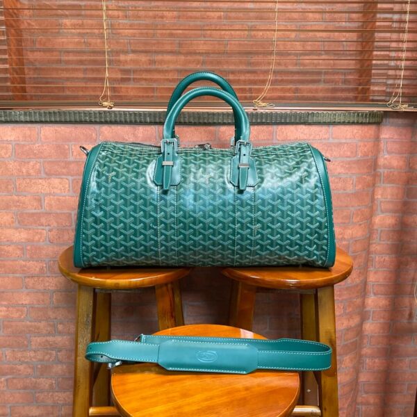 Goyard Green Croisiere Duffle HandBag