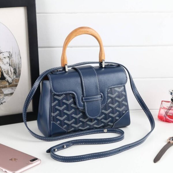 Goyard Saigon Mini Blue Navy Souple Bag