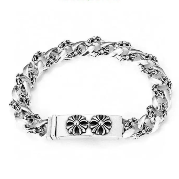 Chrome Hearts Fancy Link High Street Fashion Versatile Bracelet for Men