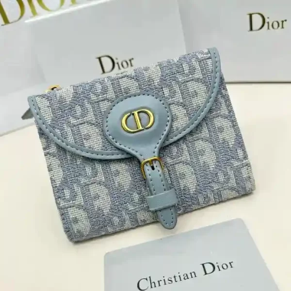 Christian Dior Monogram Unisex Street Style Leather Wallet