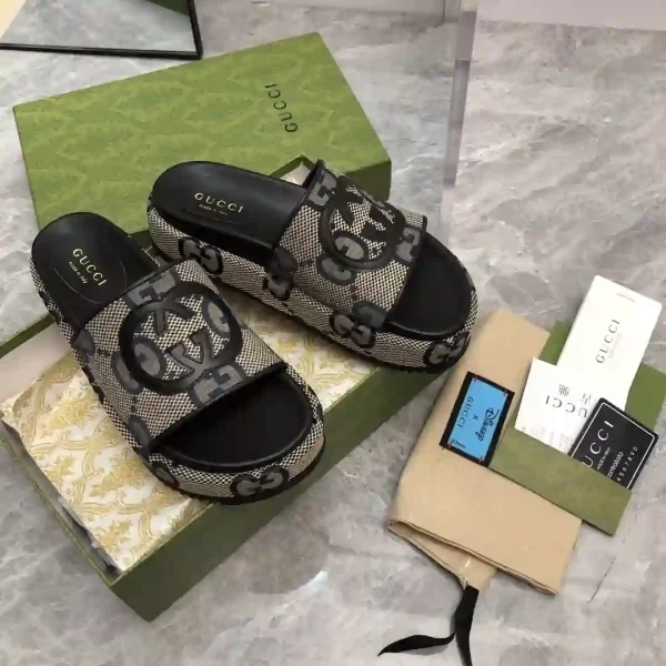 Gucci Sandals Black For Women 2024 Summer New Fashion